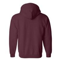 Gildan Heavy Blend™ Full-Zip Hooded Sweatshirt Perspective View
