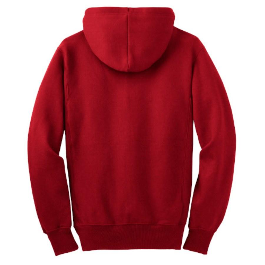 Sport-Tek Super Heavyweight Full-Zip Hooded Sweatshirt Perspective View
