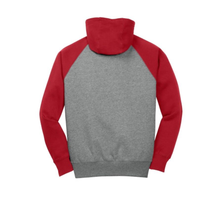 Sport-Tek Raglan Colorblock Pullover Hooded Sweatshirt Alternate View