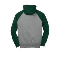 Sport-Tek Raglan Colorblock Pullover Hooded Sweatshirt Perspective View
