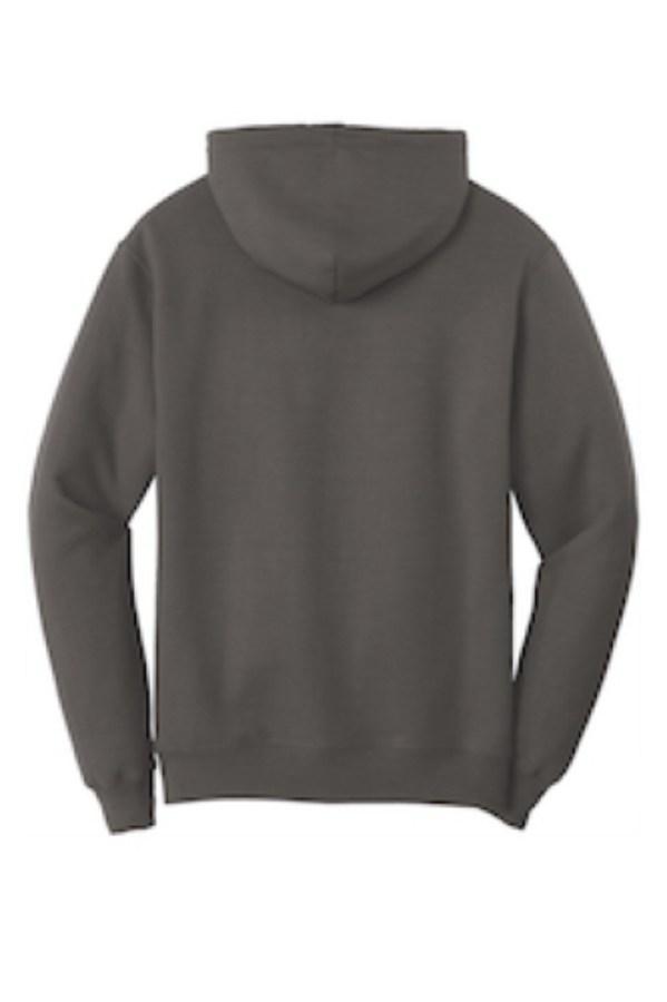 Port & Company Tall Core Fleece Pullover Hooded Sweatshirt Close Up Detail