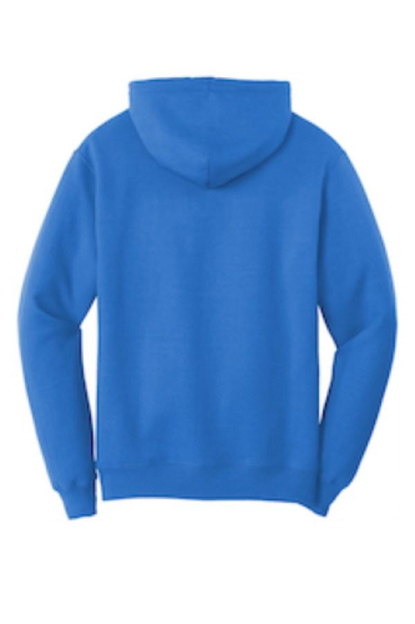 Port & Company Tall Core Fleece Pullover Hooded Sweatshirt Perspective View
