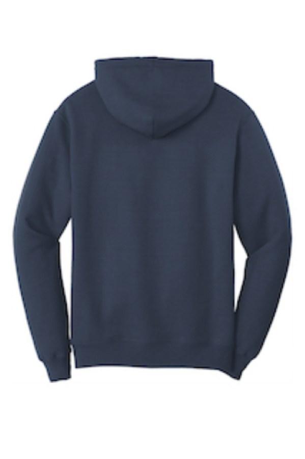 Port & Company Tall Core Fleece Pullover Hooded Sweatshirt Feature Close-up