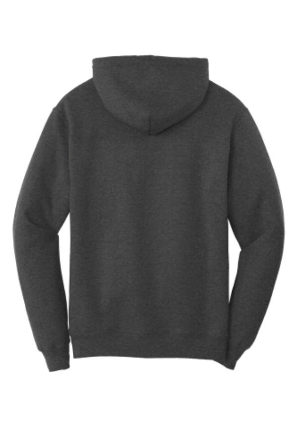 Port & Company Tall Core Fleece Pullover Hooded Sweatshirt Feature Close-up