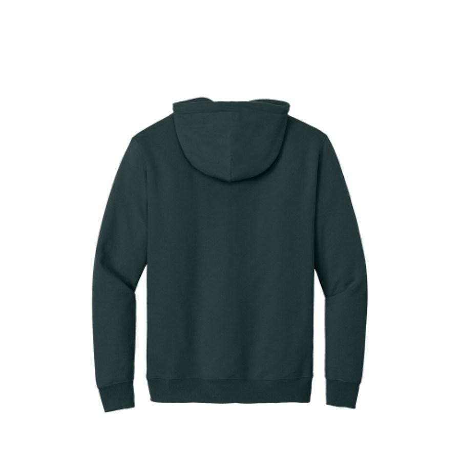 Port & Company Tall Essential Fleece Pullover Hooded Sweatshirt Close Up Detail