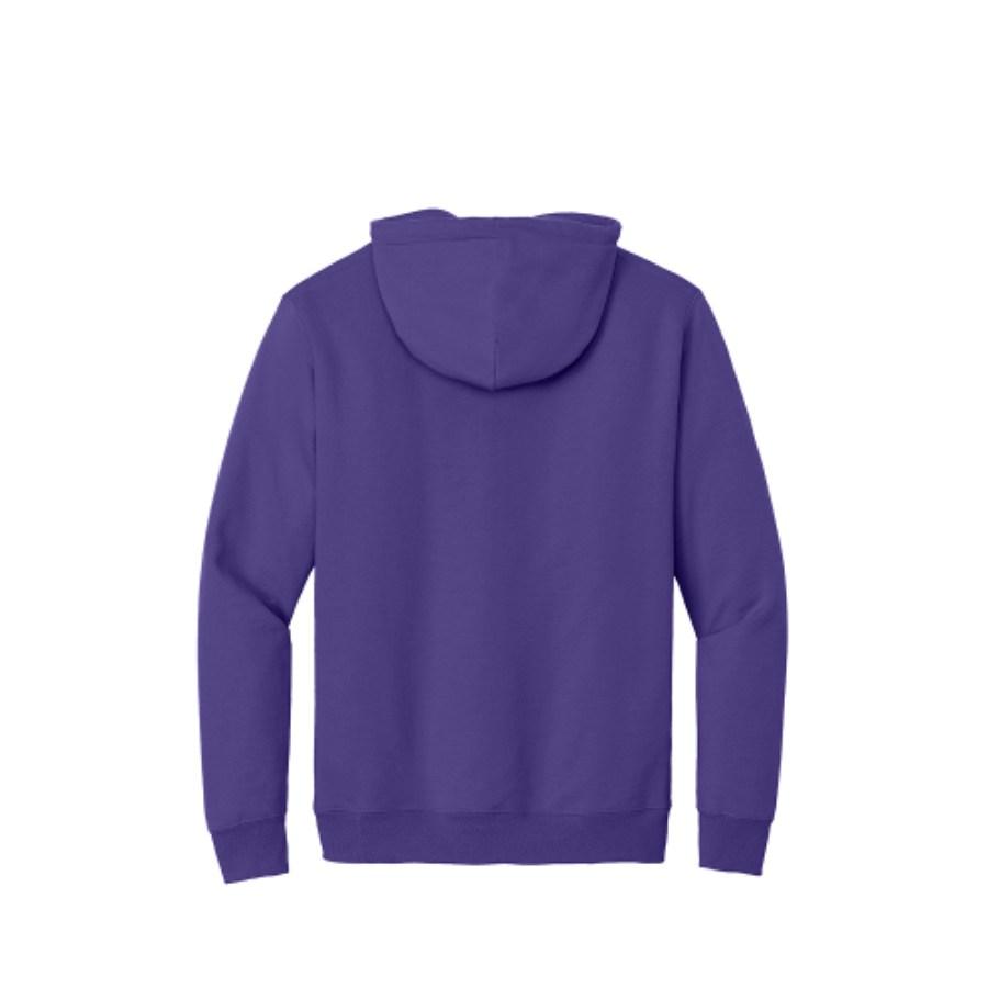 Port & Company Tall Essential Fleece Pullover Hooded Sweatshirt Close Up Detail
