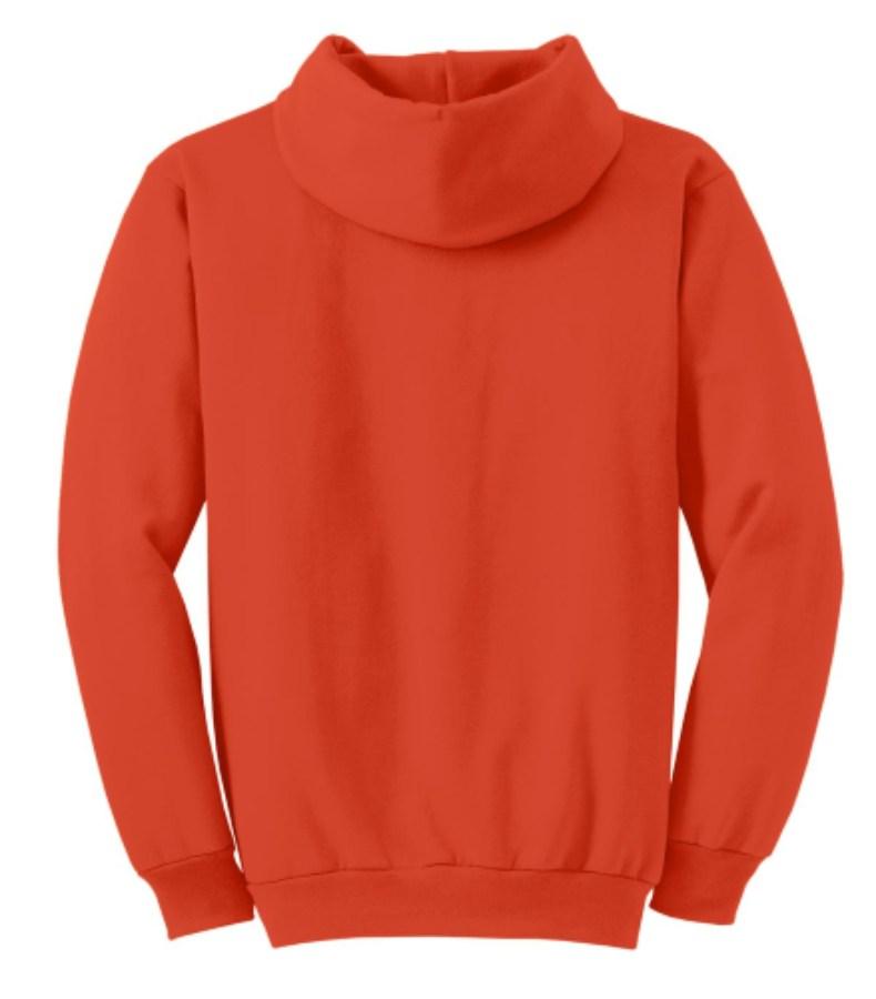 Port & Company Essential Fleece Pullover Hooded Sweatshirt Close Up Detail