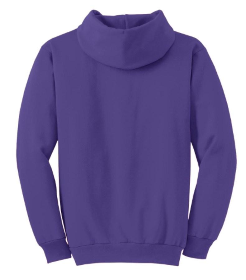Port & Company Essential Fleece Pullover Hooded Sweatshirt Perspective View