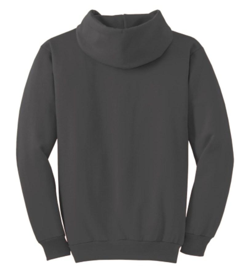 Port & Company Essential Fleece Pullover Hooded Sweatshirt Close Up Detail