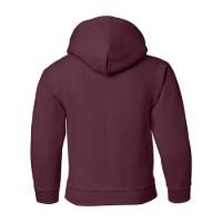Gildan Heavy Blend™ Youth Hooded Sweatshirt Close Up Detail