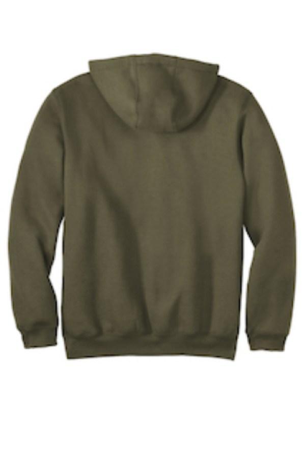 Carhartt Tall Midweight Hooded Sweatshirt Feature Close-up