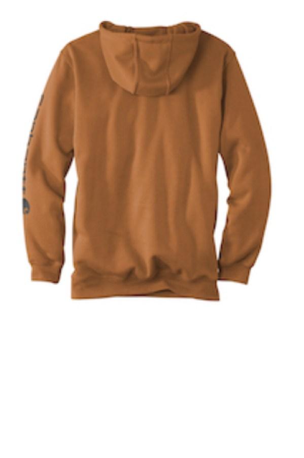 Carhartt Midweight Hooded Logo Sweatshirt Feature Close-up