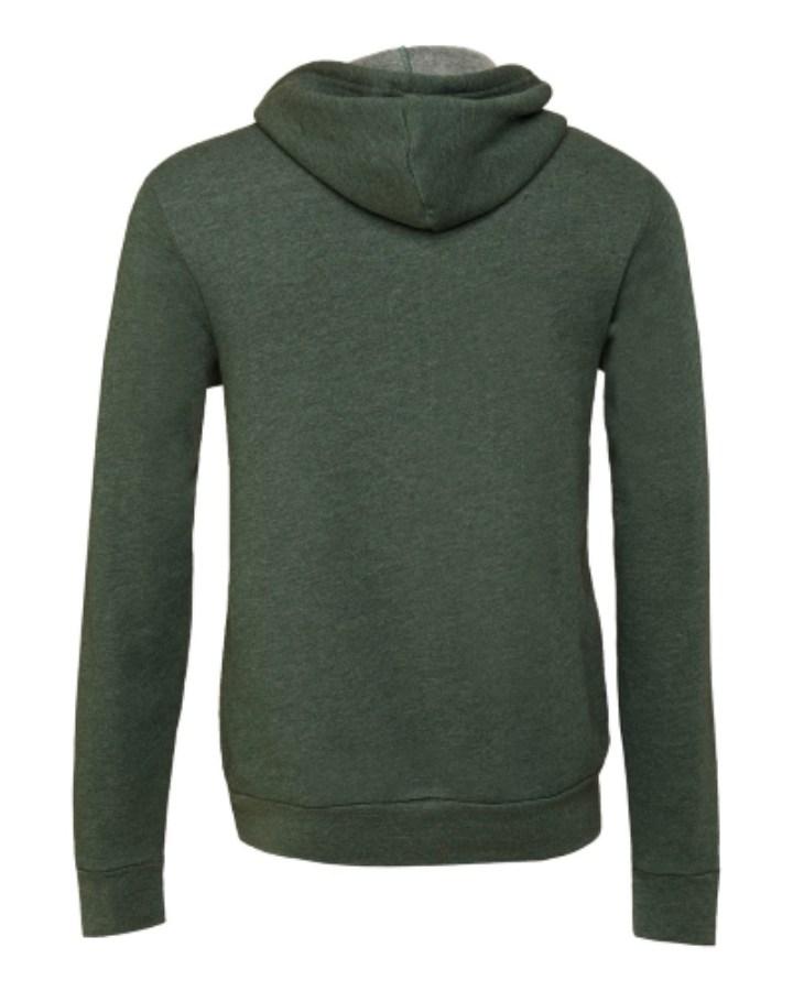 BELLA + CANVAS Sponge Fleece Hoodie Perspective View