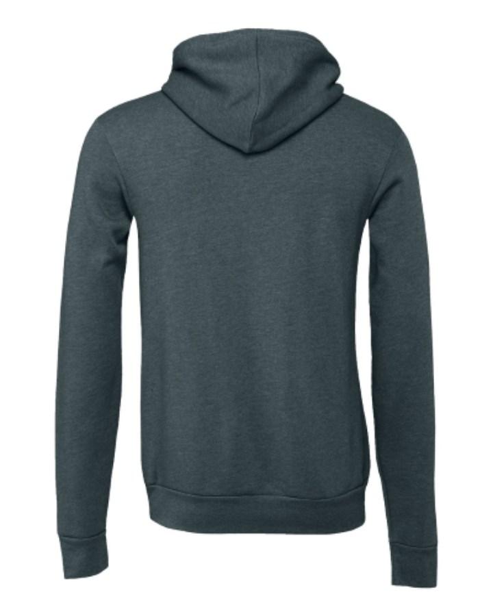 BELLA + CANVAS Sponge Fleece Hoodie Close Up Detail