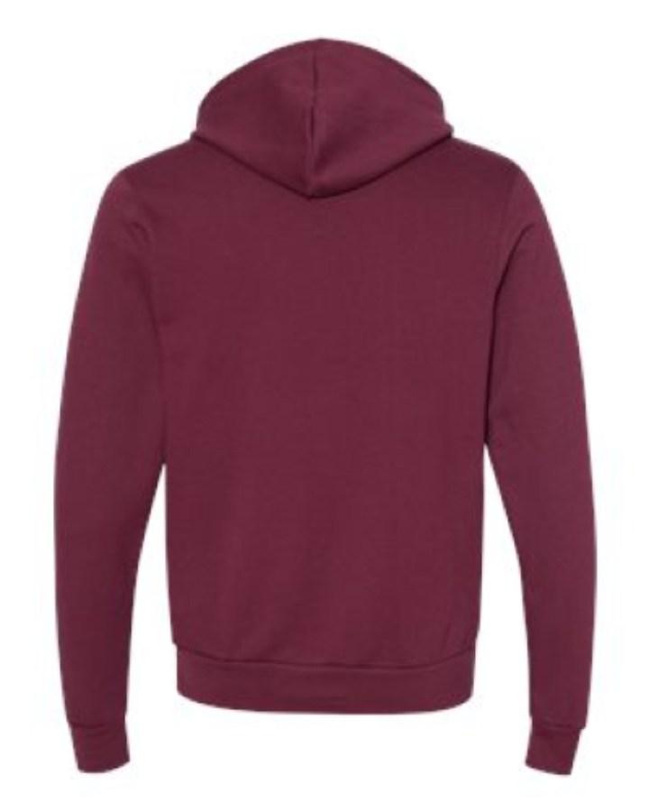 BELLA + CANVAS Sponge Fleece Hoodie Feature Close-up