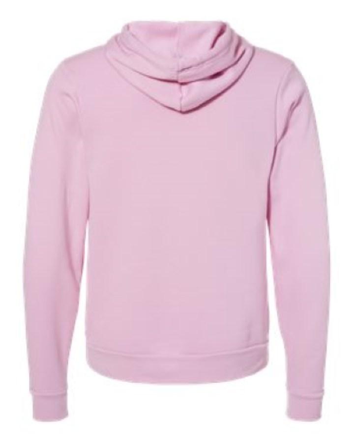 BELLA + CANVAS Sponge Fleece Hoodie Close Up Detail