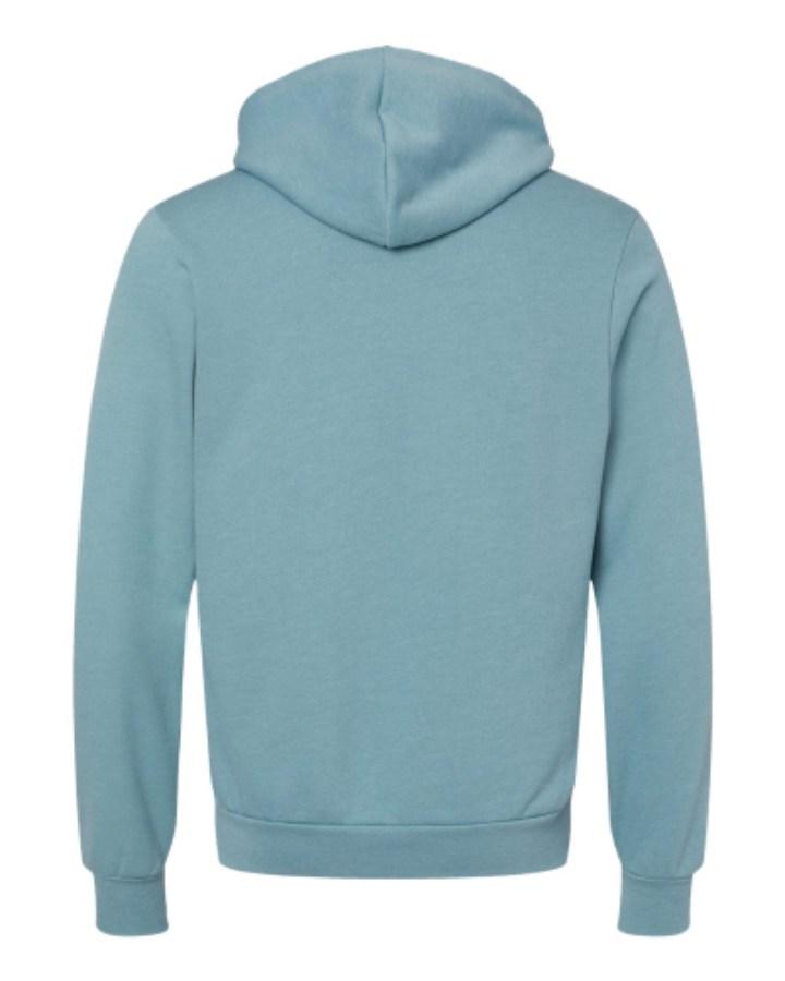 BELLA + CANVAS Sponge Fleece Hoodie Close Up Detail