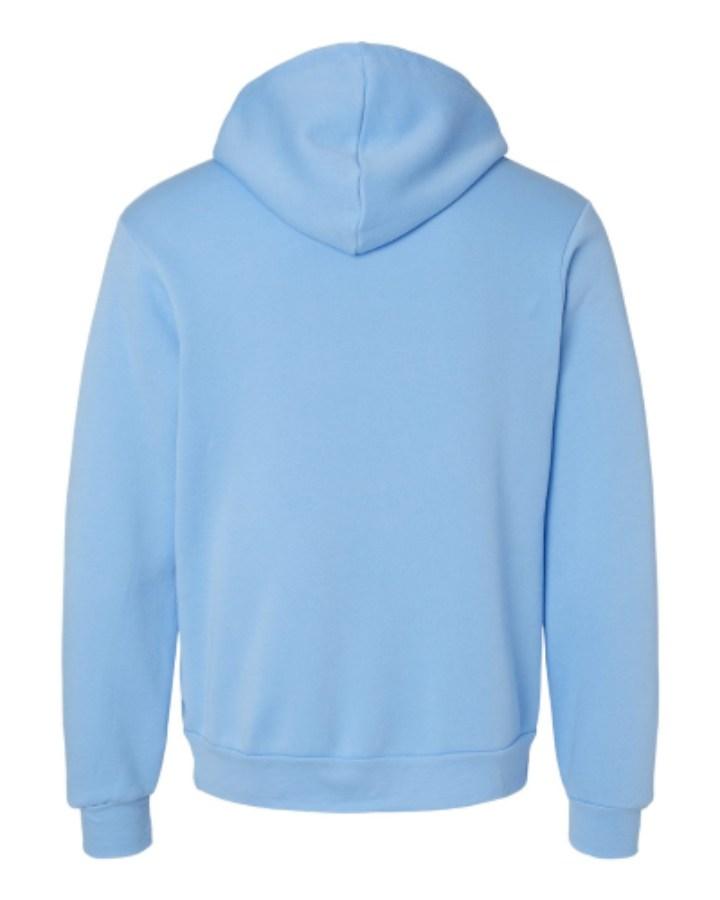 BELLA + CANVAS Sponge Fleece Hoodie Close Up Detail