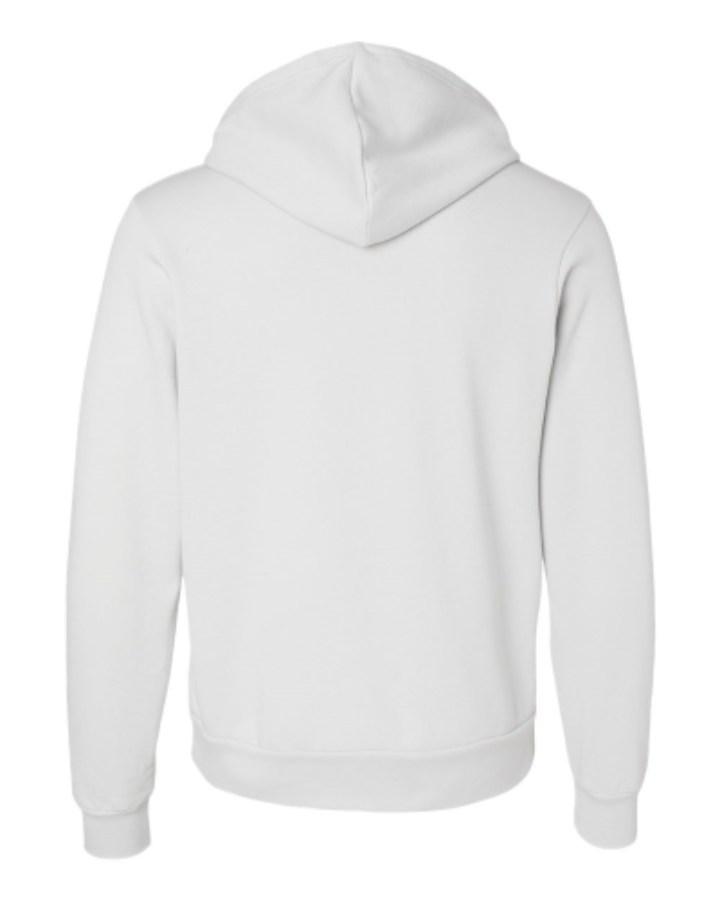 BELLA + CANVAS Sponge Fleece Hoodie Close Up Detail