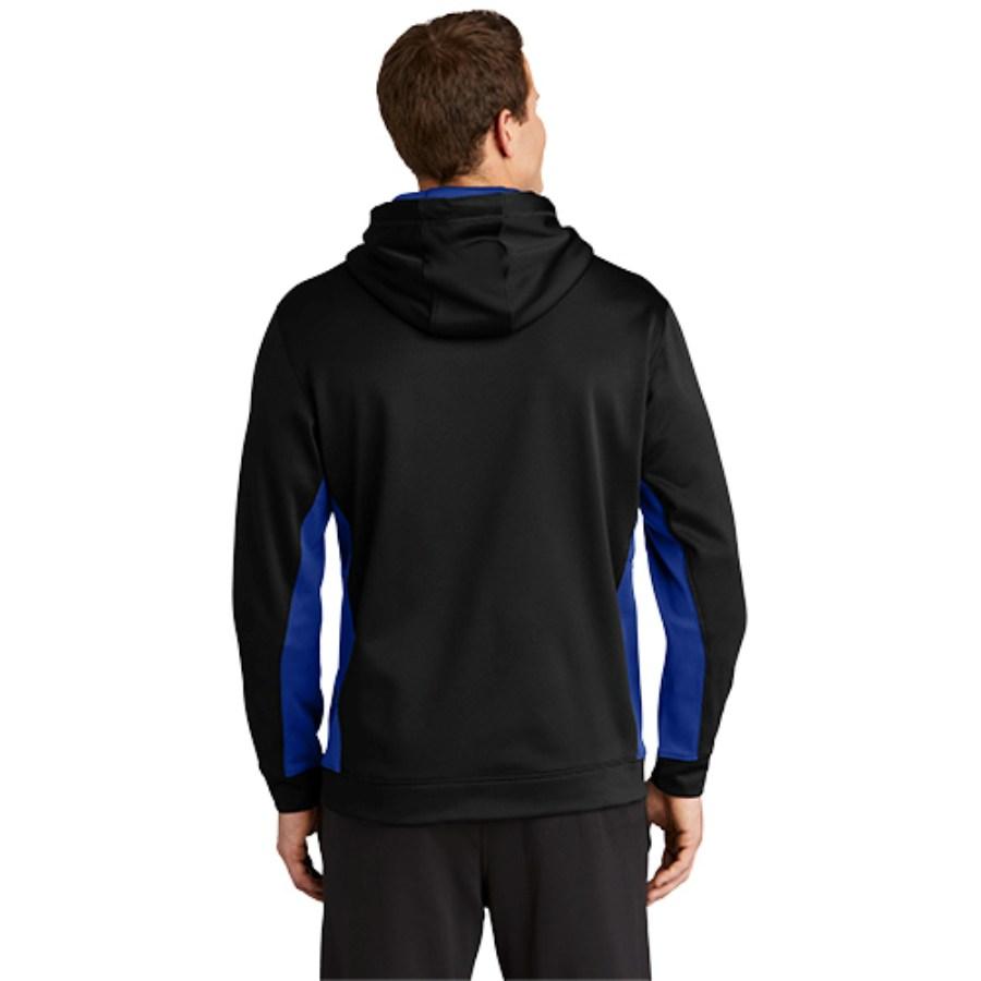 Sport-Tek Sport-Wick Fleece Colorblock Hooded Pullover Feature Close-up