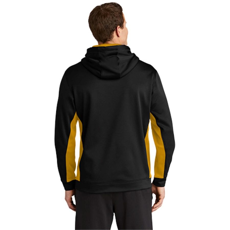Sport-Tek Sport-Wick Fleece Colorblock Hooded Pullover Additional view