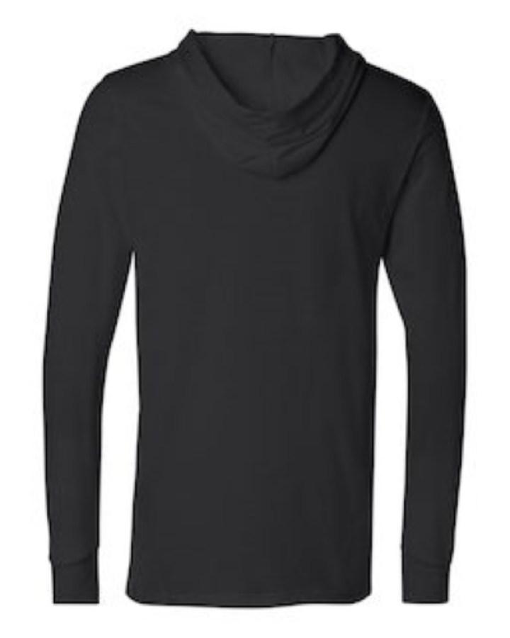 BELLA + CANVAS Jersey Hooded Long Sleeve Tee Additional Angle