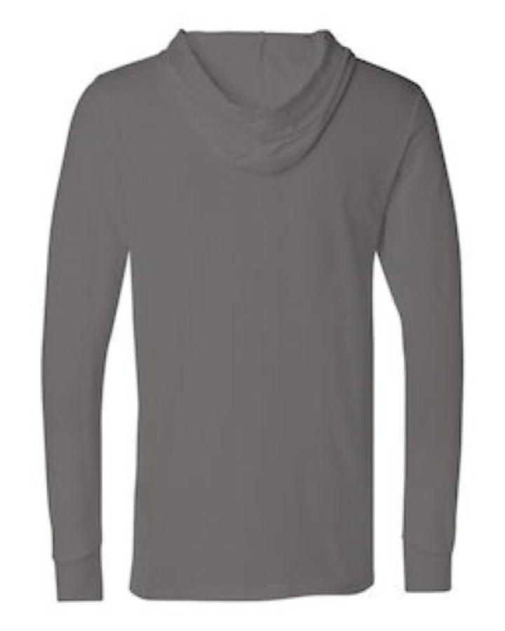 BELLA + CANVAS Jersey Hooded Long Sleeve Tee Alternate View