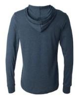 BELLA + CANVAS Jersey Hooded Long Sleeve Tee Feature Close-up