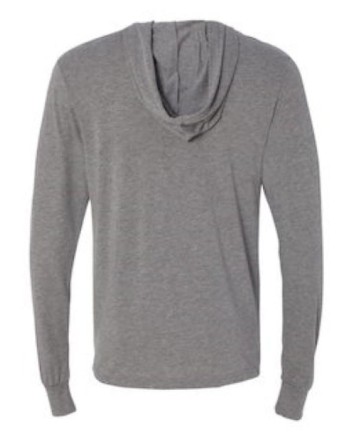 BELLA + CANVAS Jersey Hooded Long Sleeve Tee Additional view
