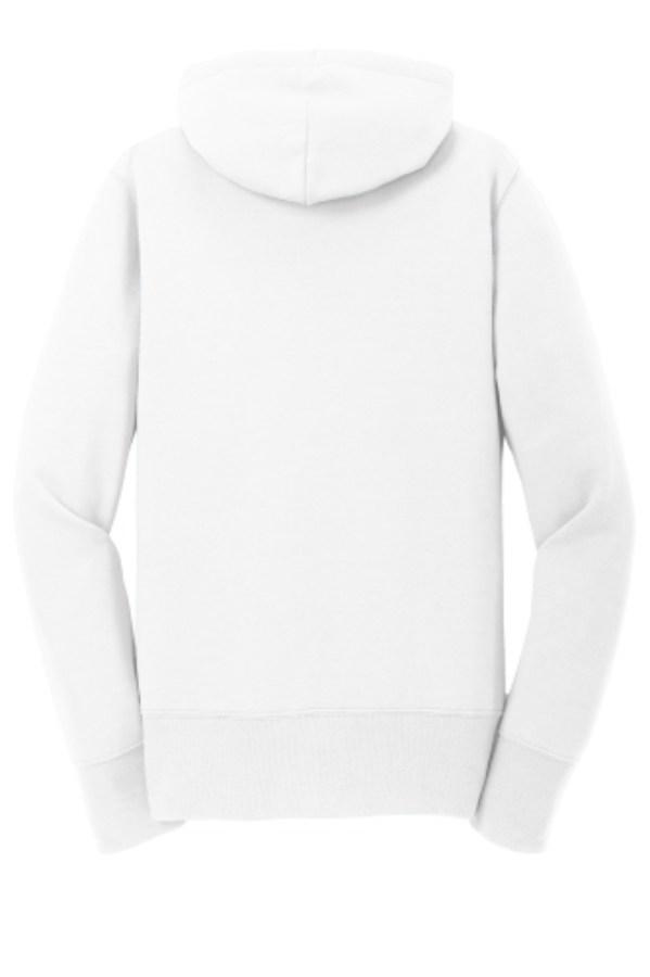 Port & Company Ladies Core Fleece Full-Zip Hooded Sweatshirt Feature Close-up