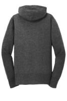 Port & Company Ladies Core Fleece Full-Zip Hooded Sweatshirt Close Up Detail