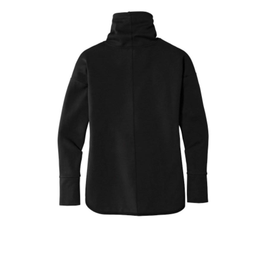 Sport-Tek Ladies Triumph Cowl Neck Pullover Feature Close-up