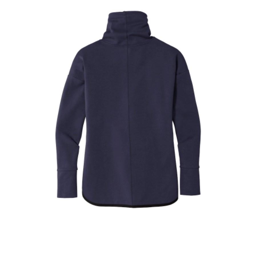 Sport-Tek Ladies Triumph Cowl Neck Pullover Close Up Detail
