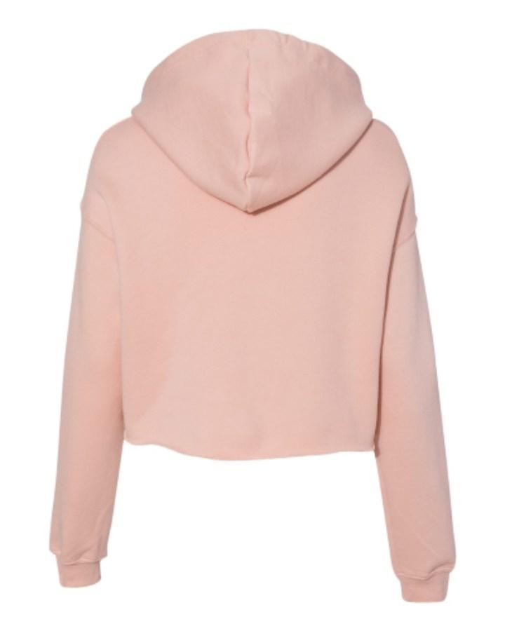 BELLA + CANVAS Women's Crop Fleece Hoodie Alternate View