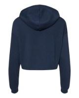 BELLA + CANVAS Women's Crop Fleece Hoodie Perspective View
