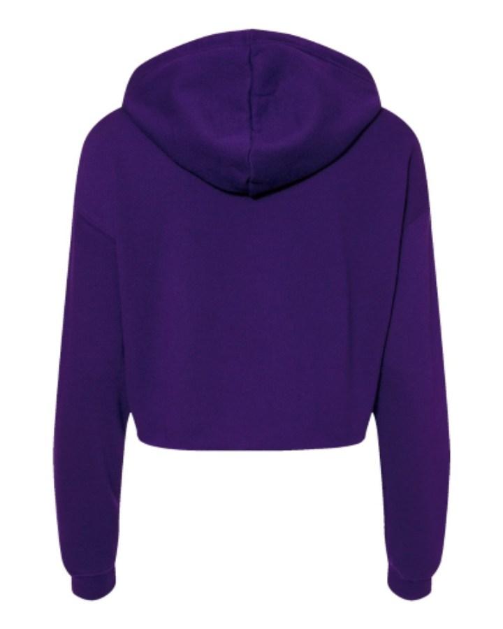 BELLA + CANVAS Women's Crop Fleece Hoodie Additional view