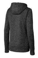 Sport-Tek Ladies PosiCharge Electric Heather Fleece Hooded Pullover Additional view