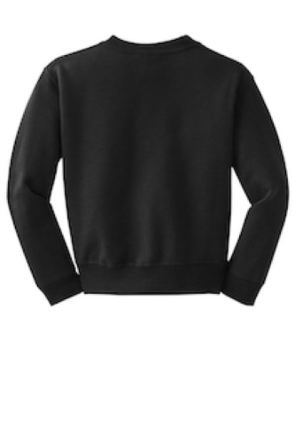 Jerzees Youth NuBlend Crewneck Sweatshirt Feature Close-up