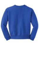 Jerzees Youth NuBlend Crewneck Sweatshirt Close Up Detail