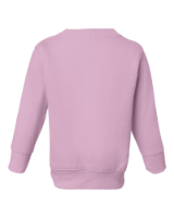Rabbit Skins Toddler Fleece Crewneck Sweatshirt Perspective View