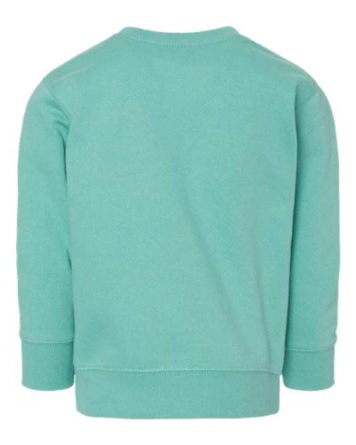 Rabbit Skins Toddler Fleece Crewneck Sweatshirt Perspective View