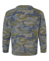 Rabbit Skins Toddler Fleece Crewneck Sweatshirt Feature Close-up