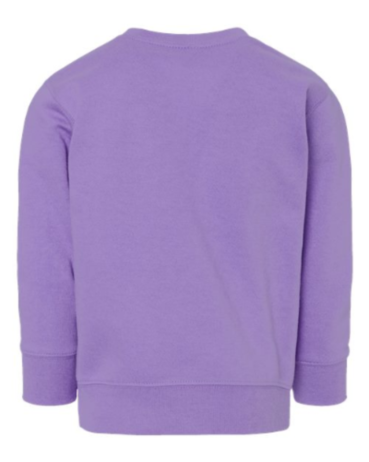 Rabbit Skins Toddler Fleece Crewneck Sweatshirt Additional Angle