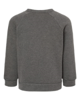 BELLA + CANVAS Toddler Sponge Fleece Raglan Sweatshirt Close Up Detail