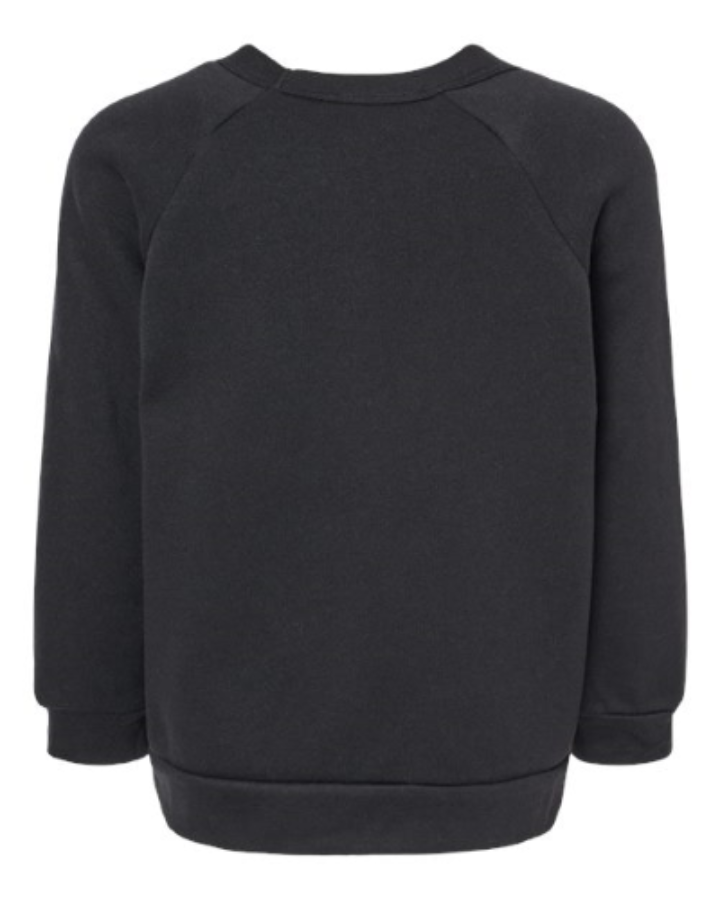 BELLA + CANVAS Toddler Sponge Fleece Raglan Sweatshirt Alternate View