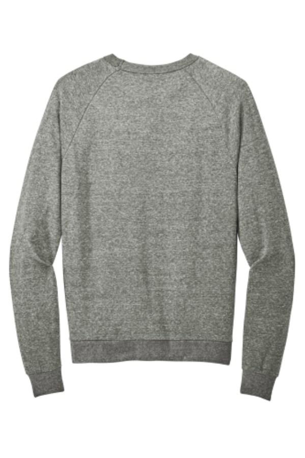 District Perfect Tri Fleece Crewneck Sweatshirt Close Up Detail