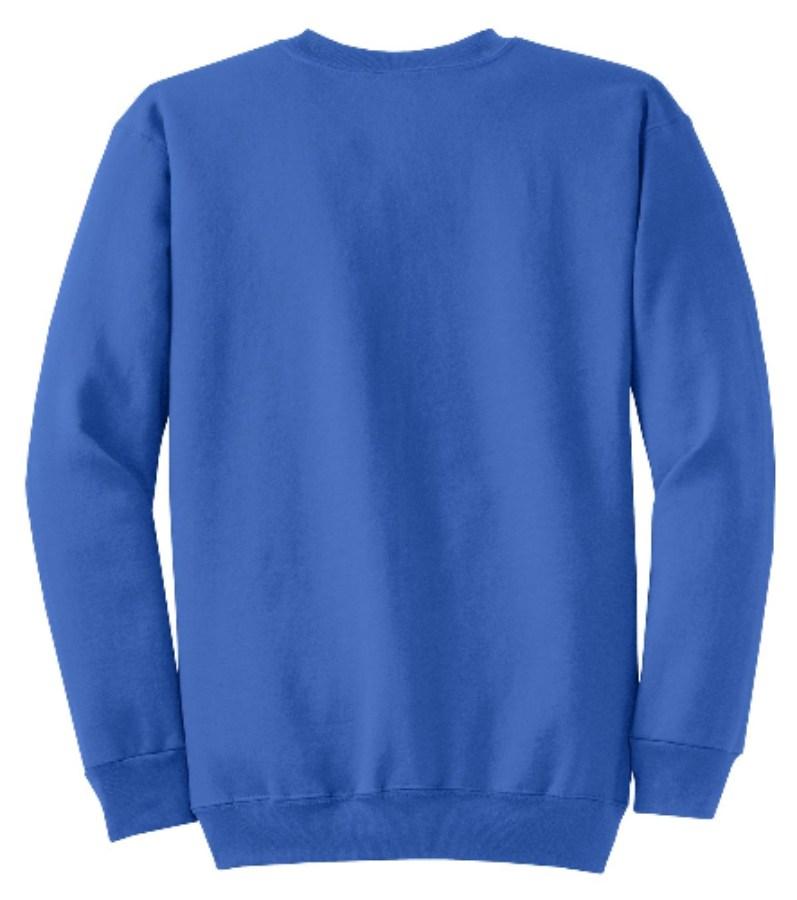 Port & Company Core Fleece Crewneck Sweatshirt Feature Close-up