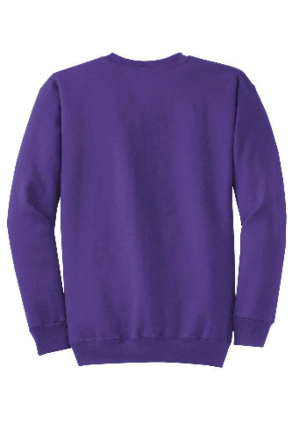 Port & Company Core Fleece Crewneck Sweatshirt Feature Close-up