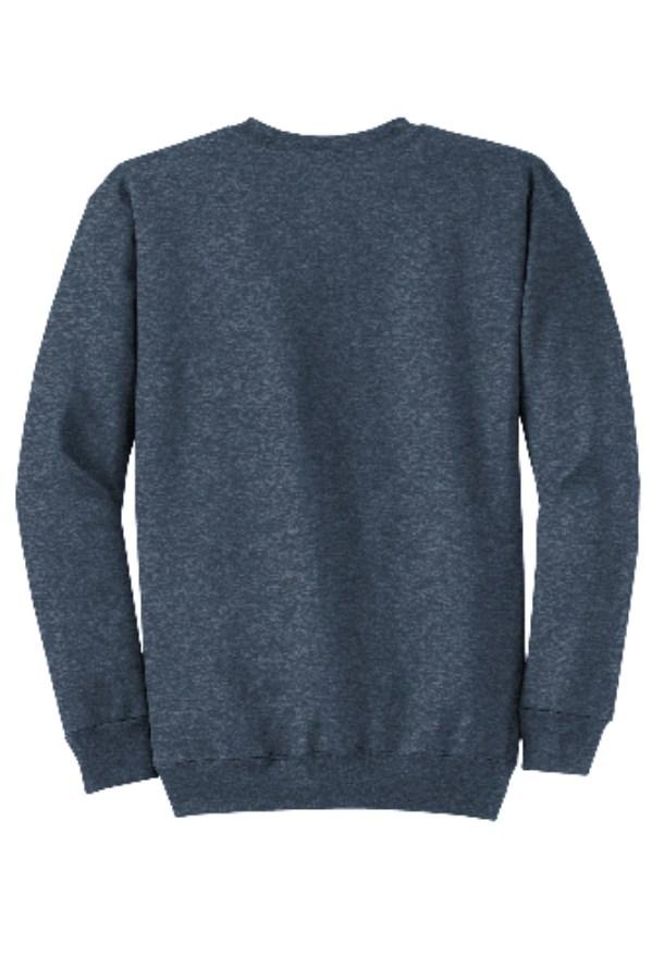 Port & Company Core Fleece Crewneck Sweatshirt Close Up Detail
