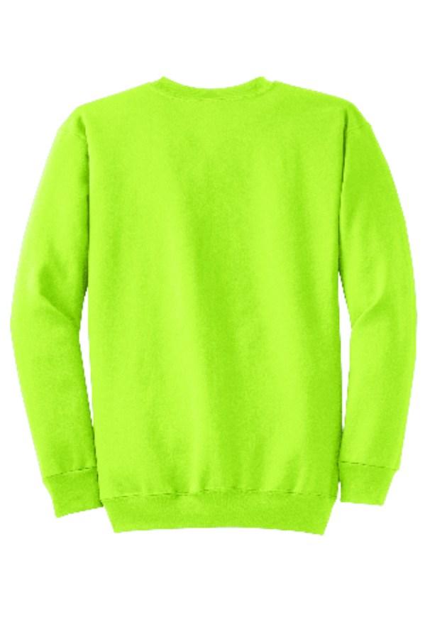 Port & Company Core Fleece Crewneck Sweatshirt Close Up Detail